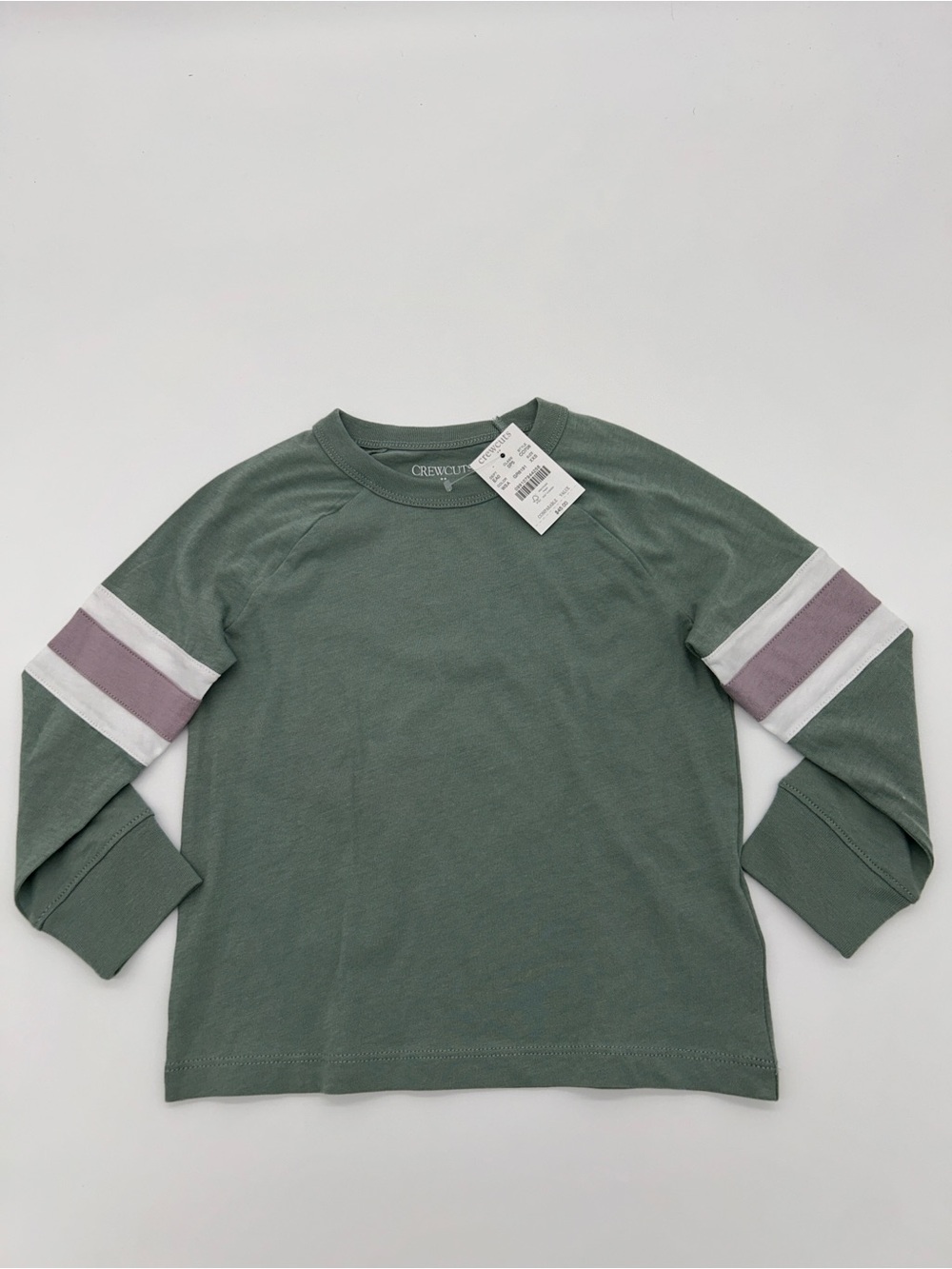 Crewcuts Kids XXS Green/Purple Long sleeve Shirt